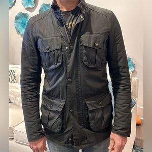 Small Black Barbour Corbridge Jacket